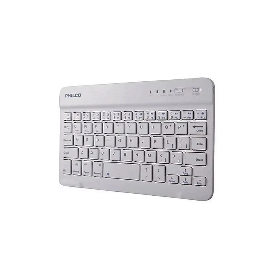 Mini Teclado Bluetooth 7 Pulgadas Philco Bk-701 White 3