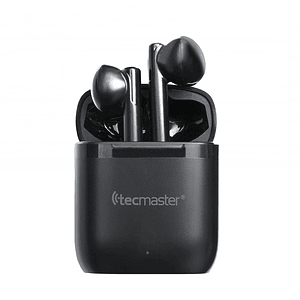 Audífono Earbuds Tws – Tipo-C, Bt Wireless  Negro Tecmaster