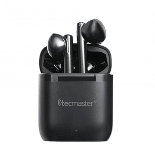 Audífono Earbuds Tws – Tipo-C, Bt Wireless  Negro Tecmaster