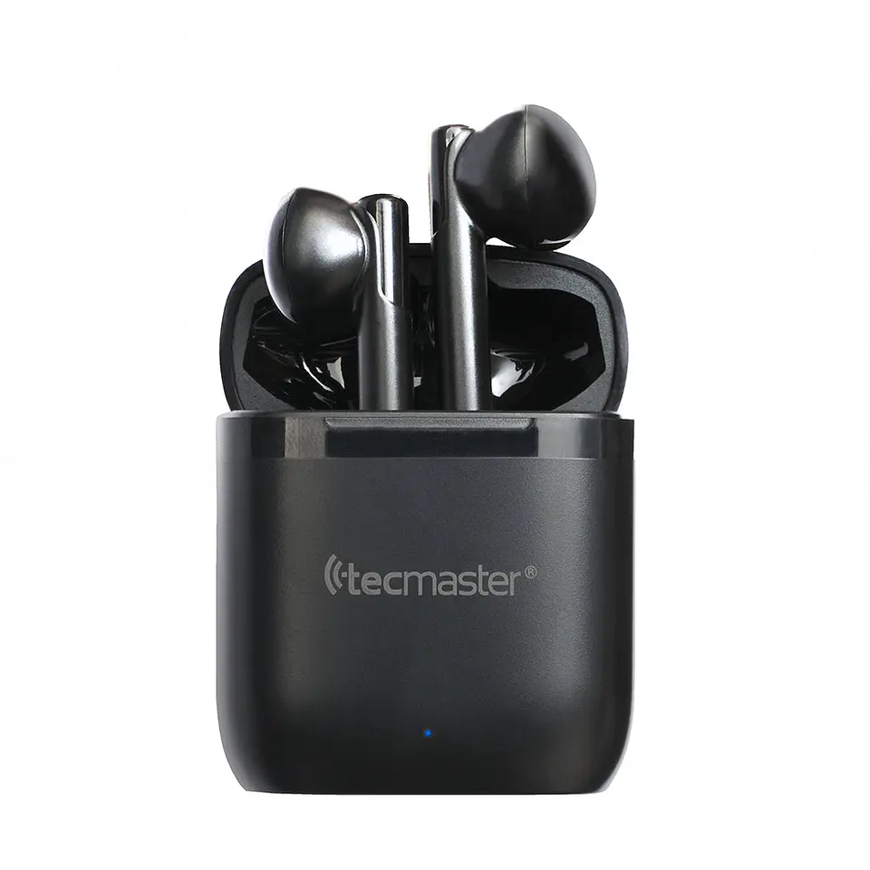 Audífono Earbuds Tws – Tipo-C, Bt Wireless  Negro Tecmaster 1