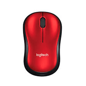 Mouse Inalámbrico Logitech M185 Red