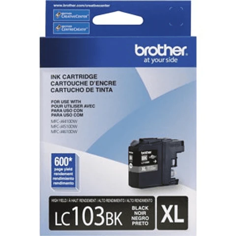 Cartucho Original Brother LC103XL Black 600 Páginas
