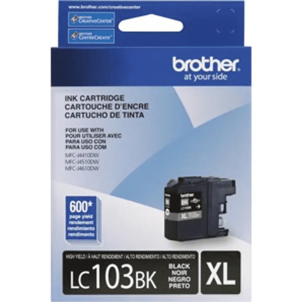 Cartucho Original Brother Lc103 Xl Black 1