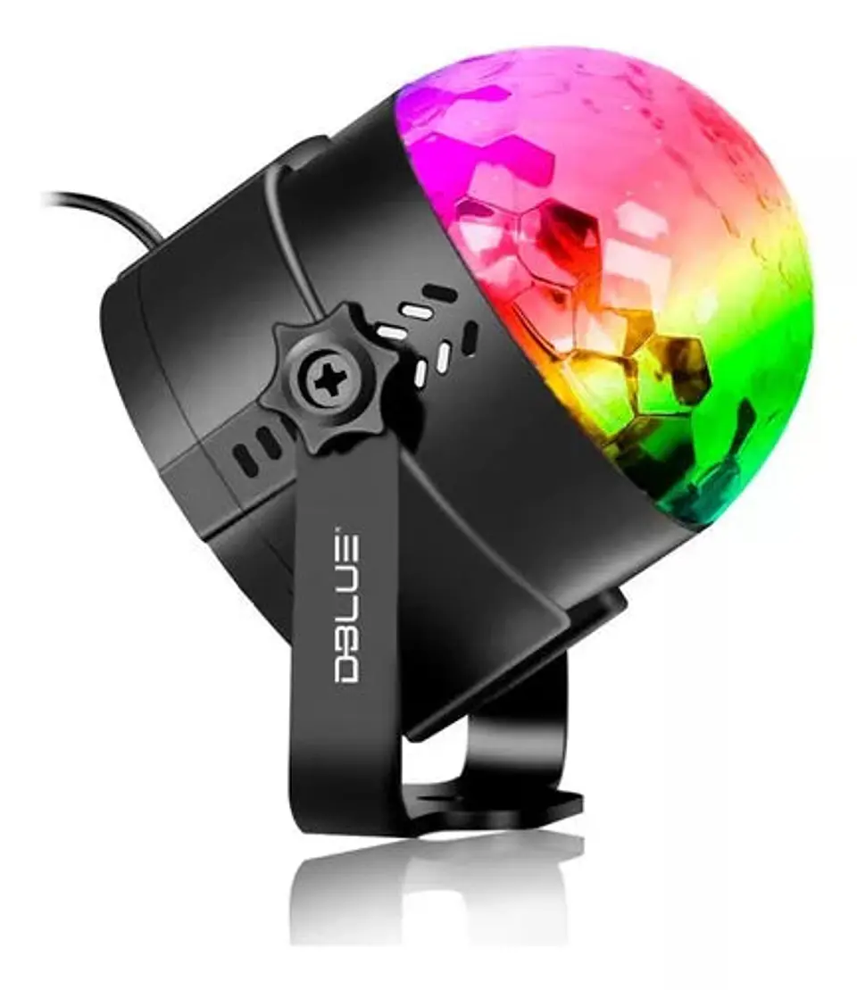 Bola De Luces Led Multicolor Para Fiestas Dblue Con Control 2