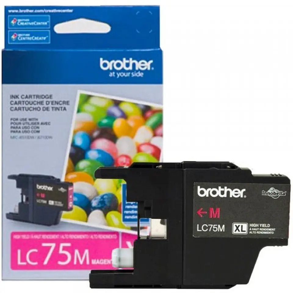 Cartucho Brother Original Lc75 Xl Magenta 1
