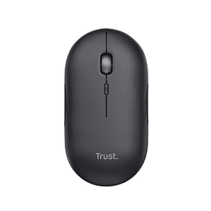 Mouse Trust Puck  Wrl-Bt Recargable Black