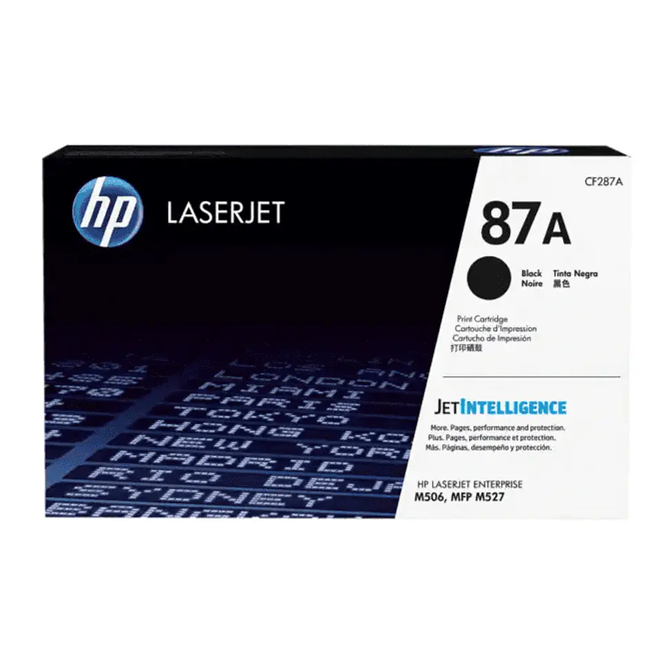 Tóner Original Hp 87A (Cf287A) 1