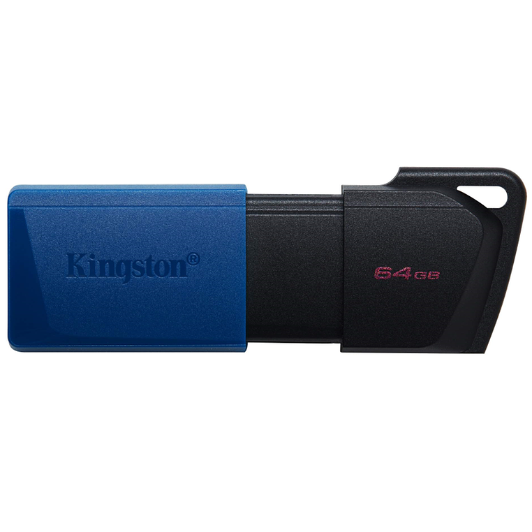 Pendrive Kingston Unidad Flash Datatraveler Exodia 64Gb Black/ Blue, Usb 3.2 1