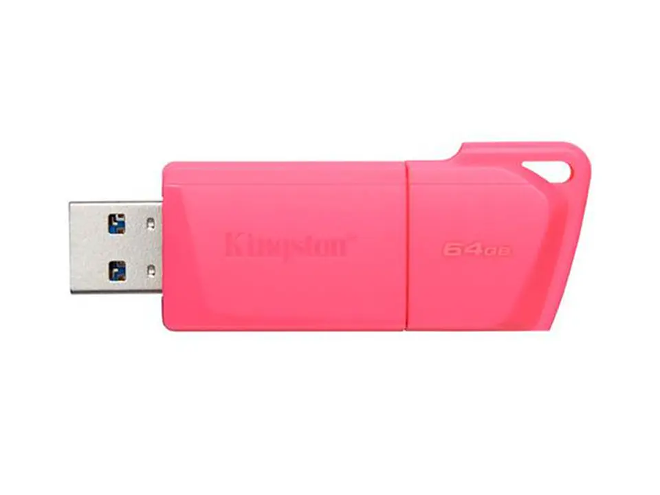 Pendrive Kingston Unidad Flash Datatraveler Exodia 64Gb Pink, Usb 3.2 3