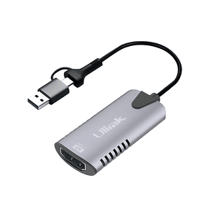 Tarjeta Capturadora De Video Hdmi 4K A Usb C/Usb3.0 / Ulink