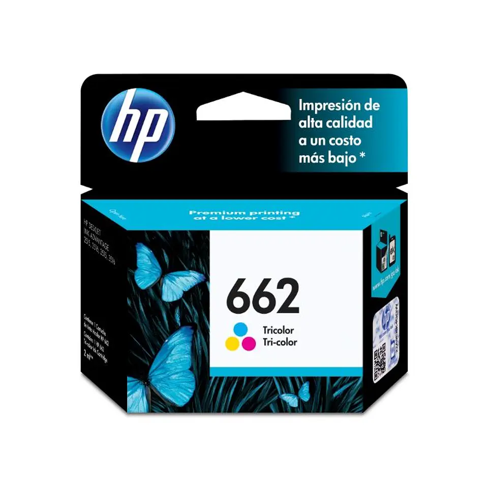 Tinta Original Hp 662 Cl (Cz104) 1