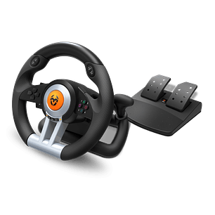Volante + Pedales Krom K-Wheel Premium Ps4 Xbox One Pc