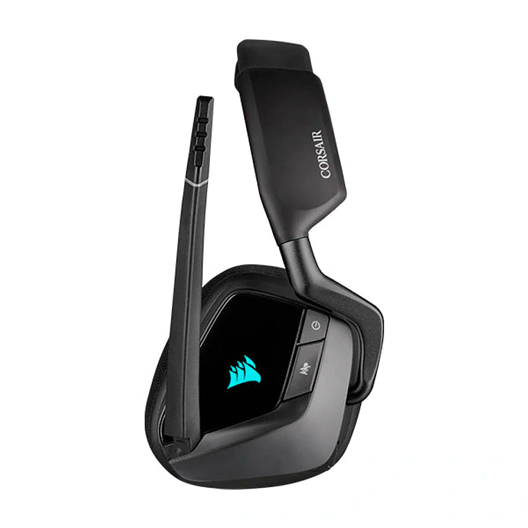 Audífono Corsair Void Rgb Elite Black Wireless 4