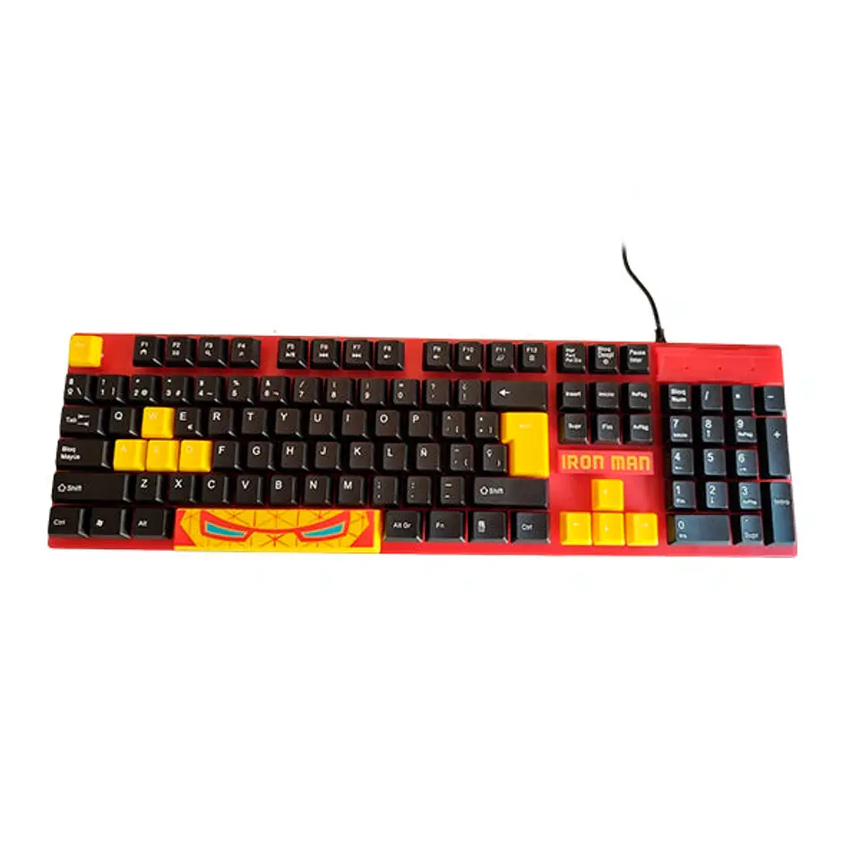 Kit 3 En 1 Marvel Iron Man, Mouse + Teclado + Audífonos 4