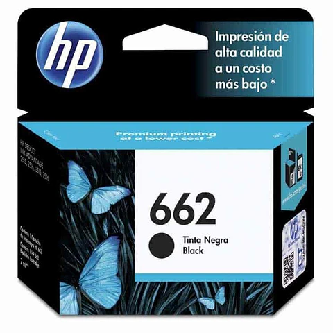 Tinta Original Hp 662 Bk  (Cz103Al)