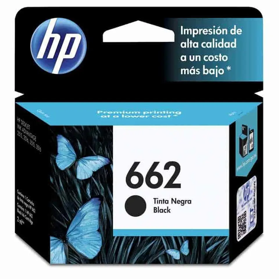 Tinta Original Hp 662 Bk  (Cz103Al) 1