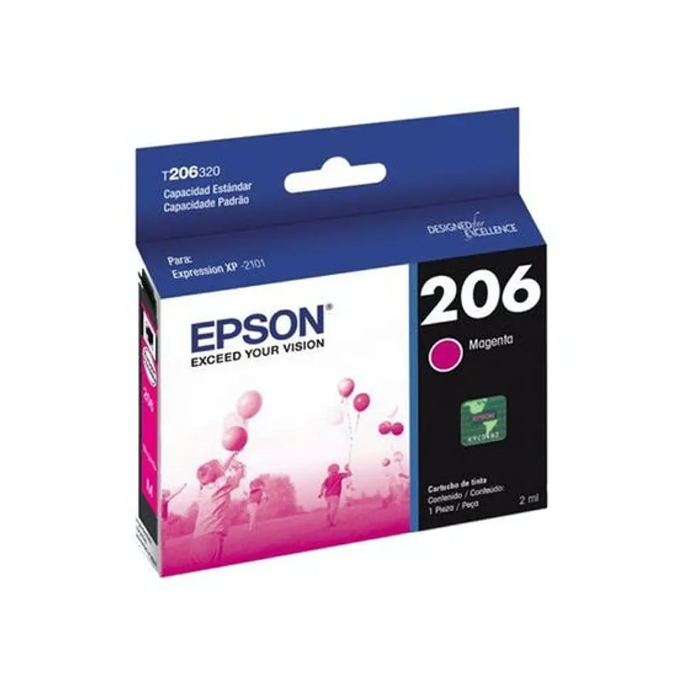 Cartucho Tinta Epson T206 M (T206320) 2