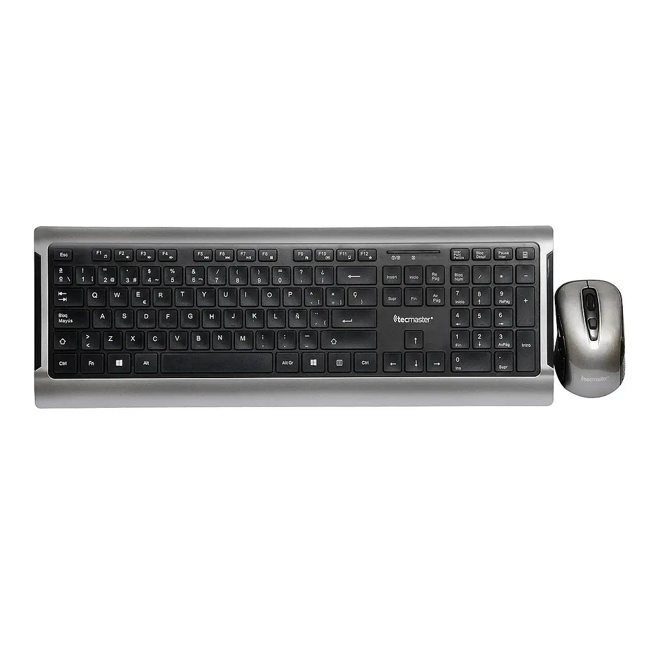 Kit Teclado + Mouse Inalámbrico Tm-Cmt-Ld100 Tecmaster 1