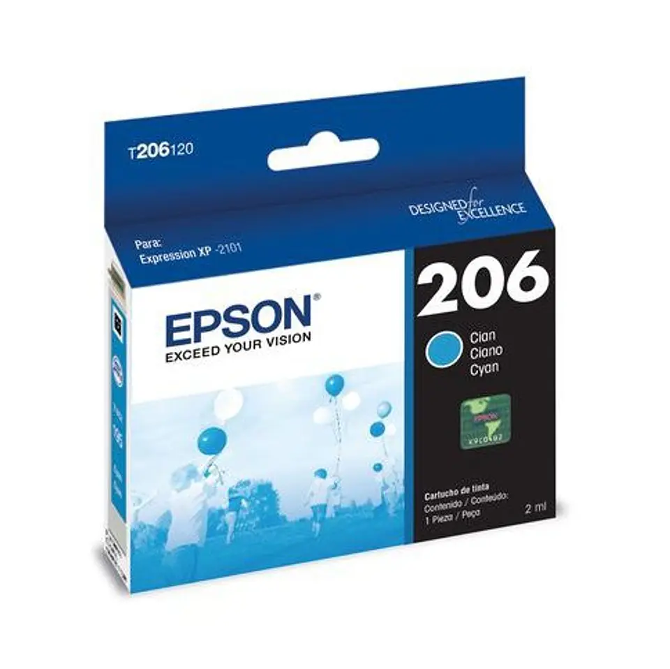 Cartucho Tinta Epson T206 C (T206220) 2