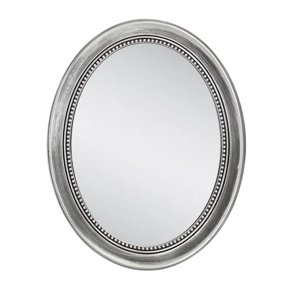 Espejo Decorativo Marco Envejecido Plateado 56X70Cm 1