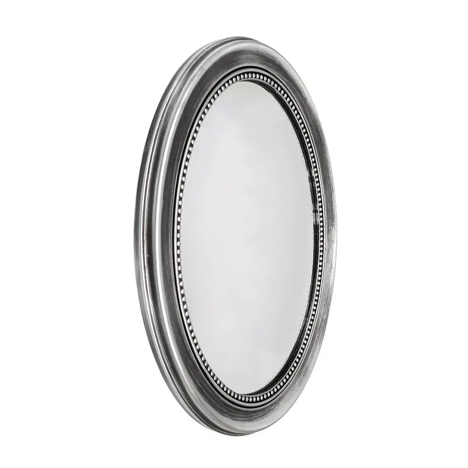 Espejo Decorativo Marco Envejecido Plateado 56X70Cm 2