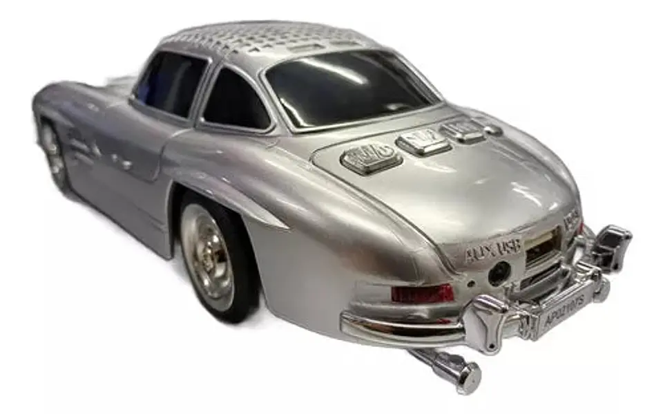 Parlante Bt Auto Clásico Recargable Modelo Aston Martin Gray 4