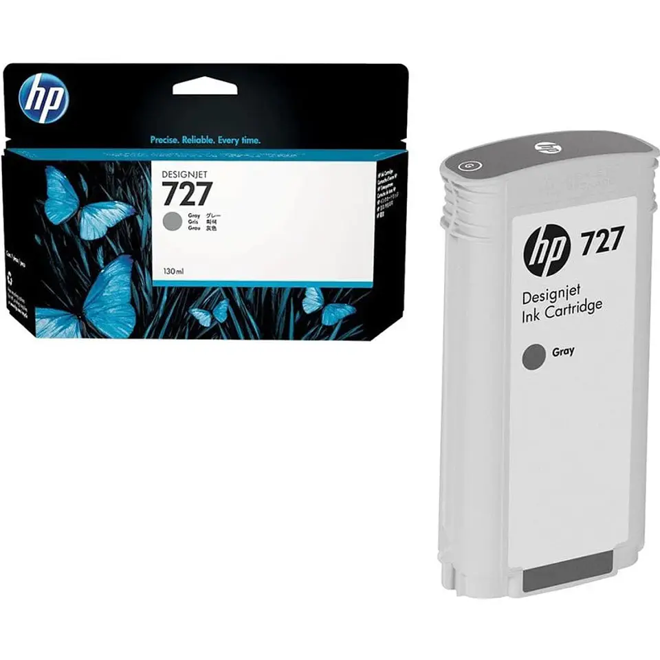 Cartucho Original Hp 727 Gris 130 Ml (B3P24A) 2