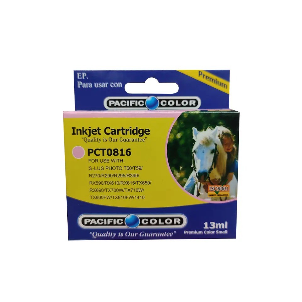 Cartucho Alternativo Pacific Color 81 Pc-T0816 Magenta Light 1