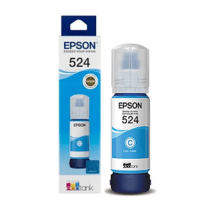 Tinta Original Epson T524 Cyan (T524220-Al )