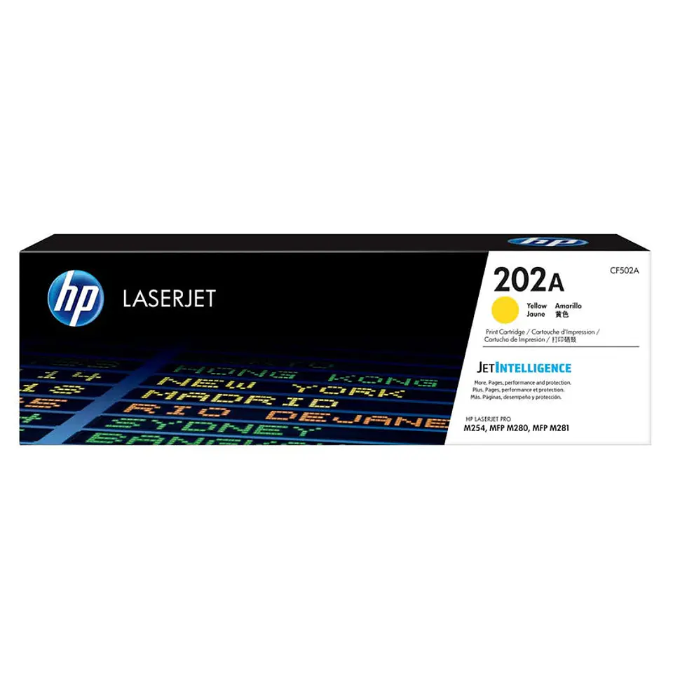 Tóner Original HP 202A Y (Cf502A) 1