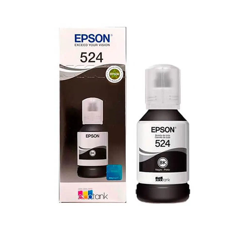 Tinta Original Epson T524 BK (C13T06D12A) 1