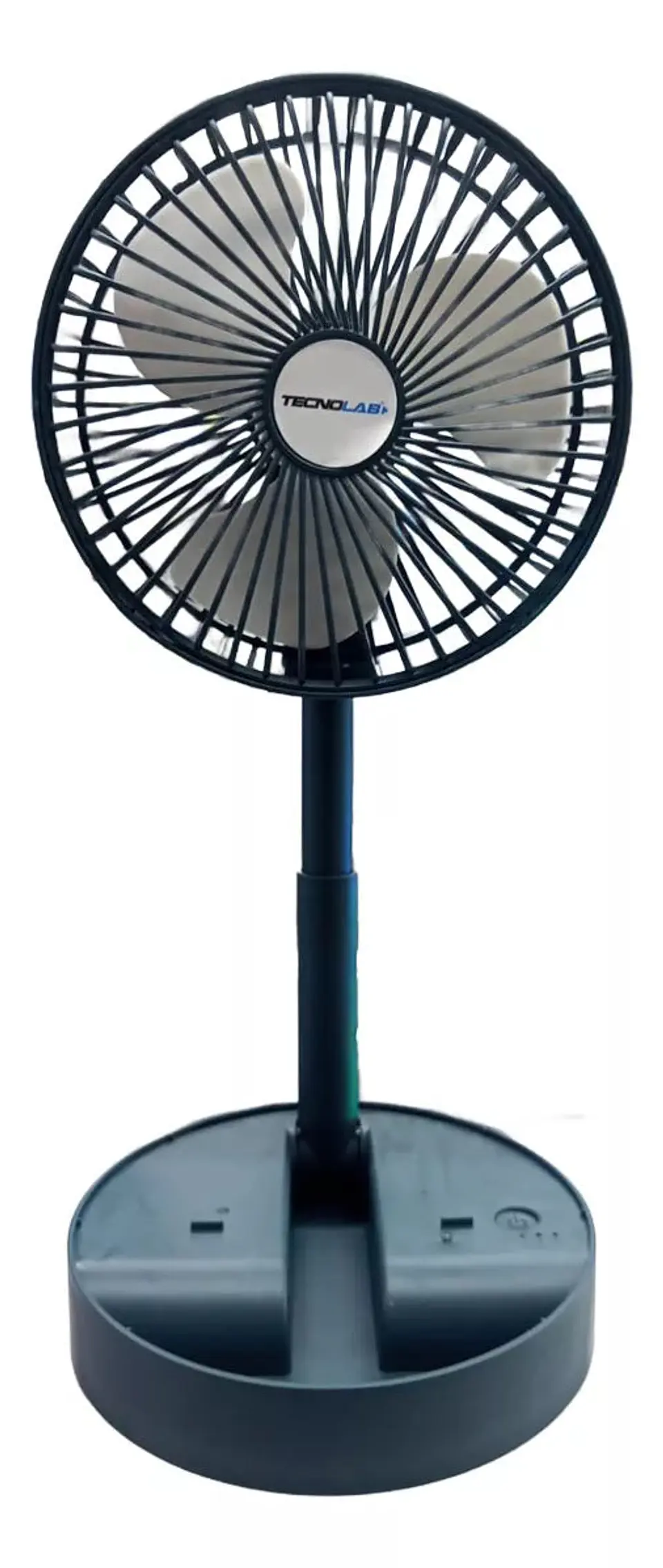 Ventilador Recargable Portátil Usb Plegable Verde Tecnolab 1