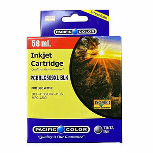 Cartucho Alternativo  Pacific Color Lc-509 Bk