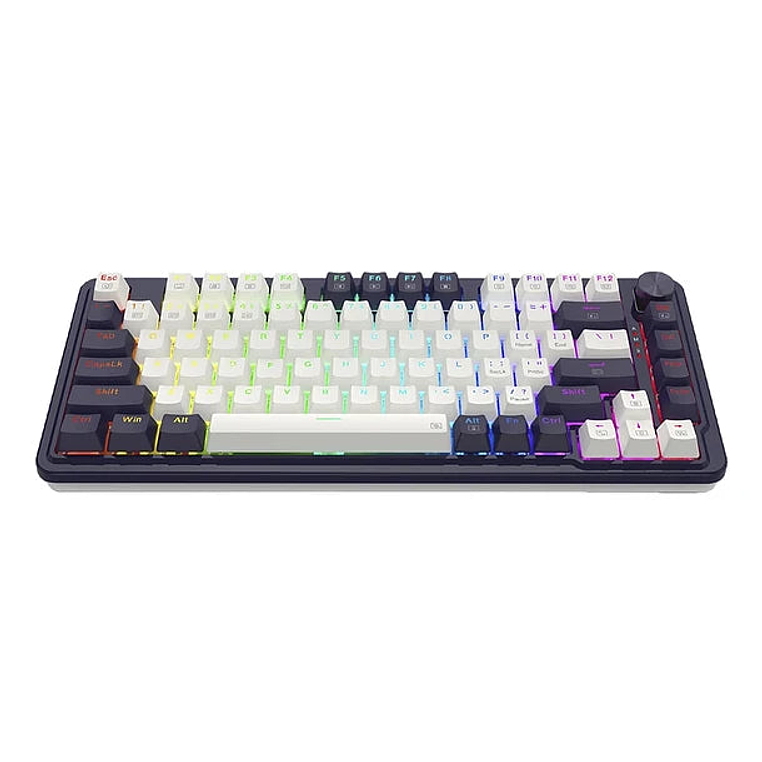 Teclado Mecánico Redragon Ucal Pro K673 Rgb Inalámbrico Blanco/ Negro Switch Red 4