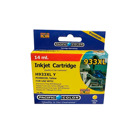 Cartucho  Alternativo Pacific Color H933Xl Yellow