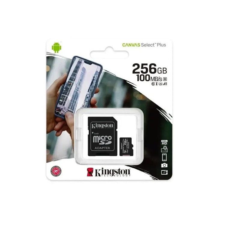 Memoria 256Gb Micro Sdxc (100Mb/S) Uhs-I U3 V30 A1 Canvas Select Plus 1