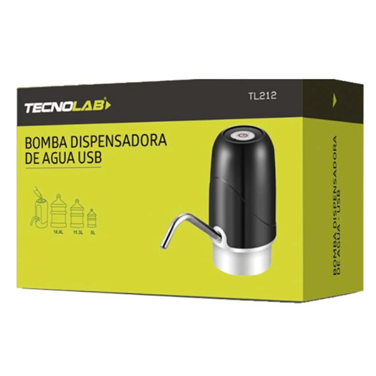 Dispensador De Agua Electrónico Recargable Usb Tl212 Tecnolab 3