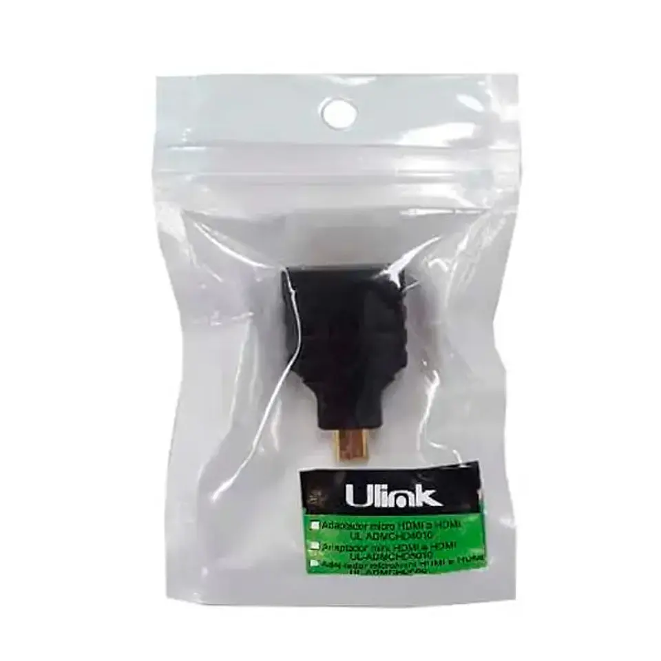 Adaptador Micro Hdmi 1080P Macho A Hdmi Hembra / Ul-Admchd4010 3