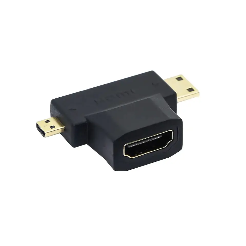 Adaptador Mini / Micro Hdmi 1080P Macho A Hdmi Hembra / Ul-Admchd600 2