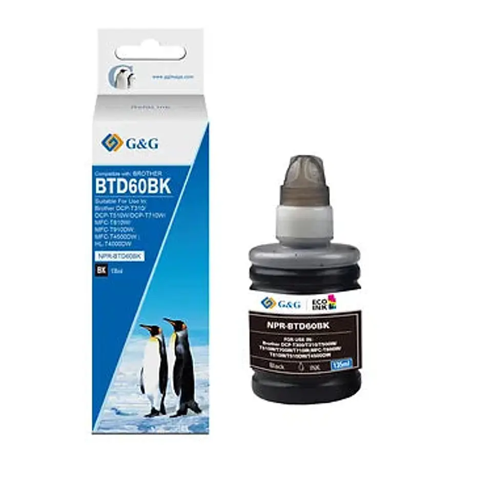 Tintas Alternativas  Btd60Bk G&G - Negro 1