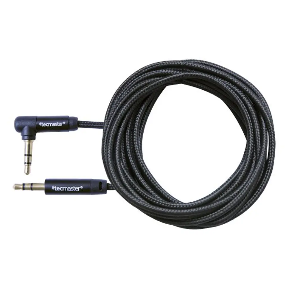 Cable Auxiliar 3.5 En 90° Black Tecmaster 2