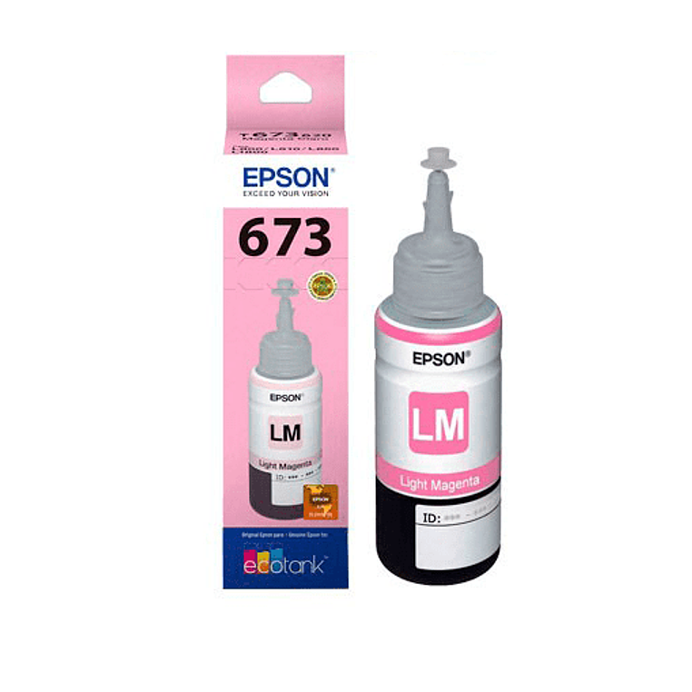 Tinta Epson Original T673  Magenta Claro