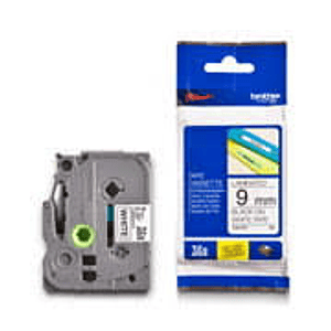 Cinta Brother Original TZE 221 Negro Sobre Blanco