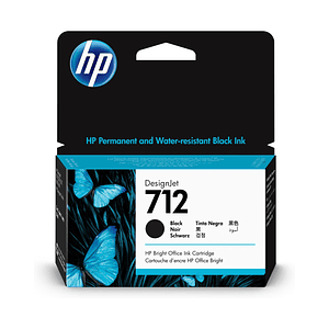Cartucho Original Hp 712 Bk (3Ed70A) 38Ml