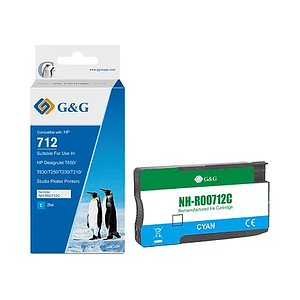 Cartucho Alternativo H 712 C G&G