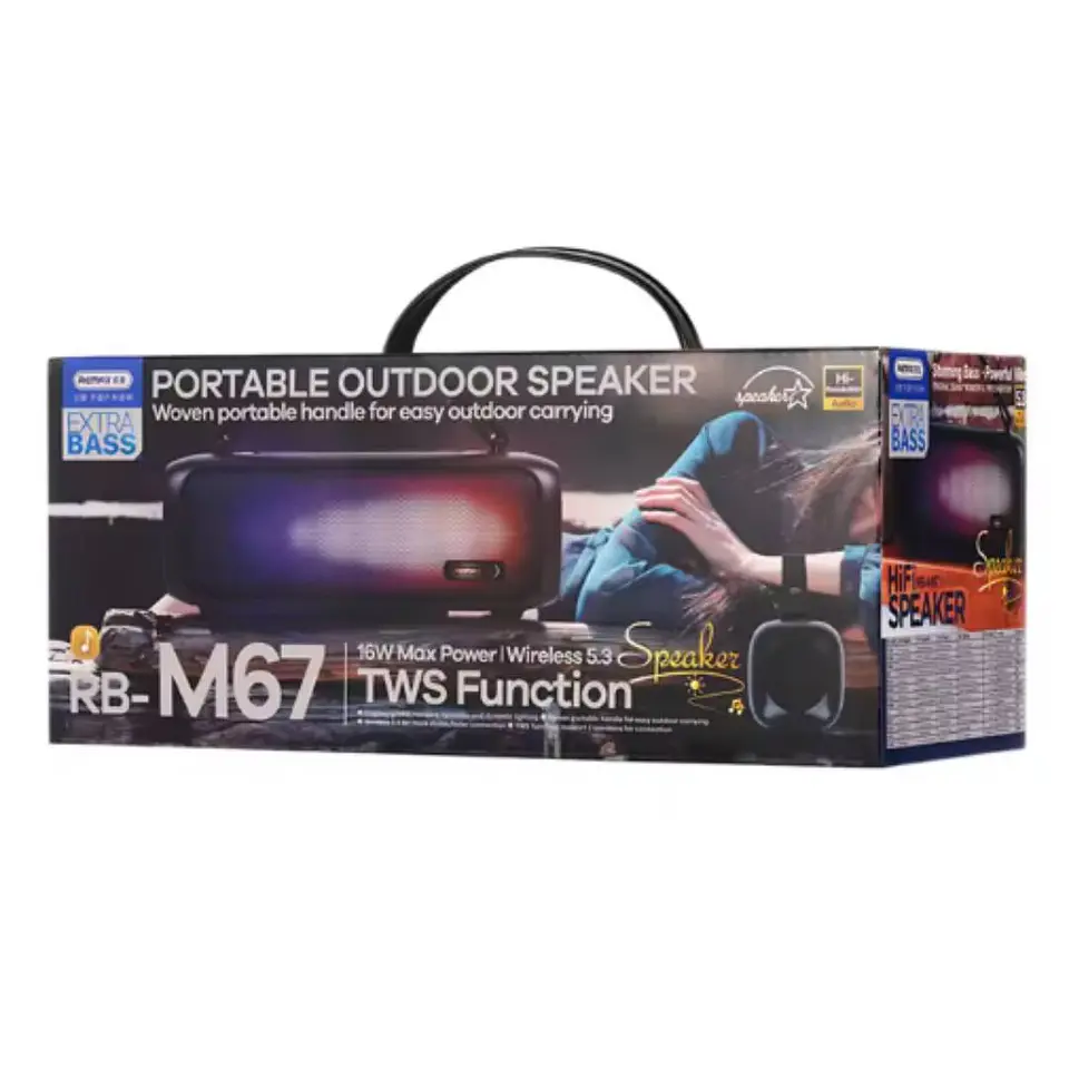 Altavoz Inalámbrico Portátil RB-M67 para Exteriores Remax 2