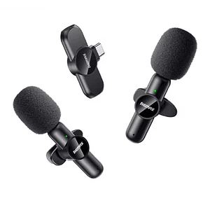 Micrófono Inalámbrico K10, Dispositivo con Clip de 1 a 2 Remax
