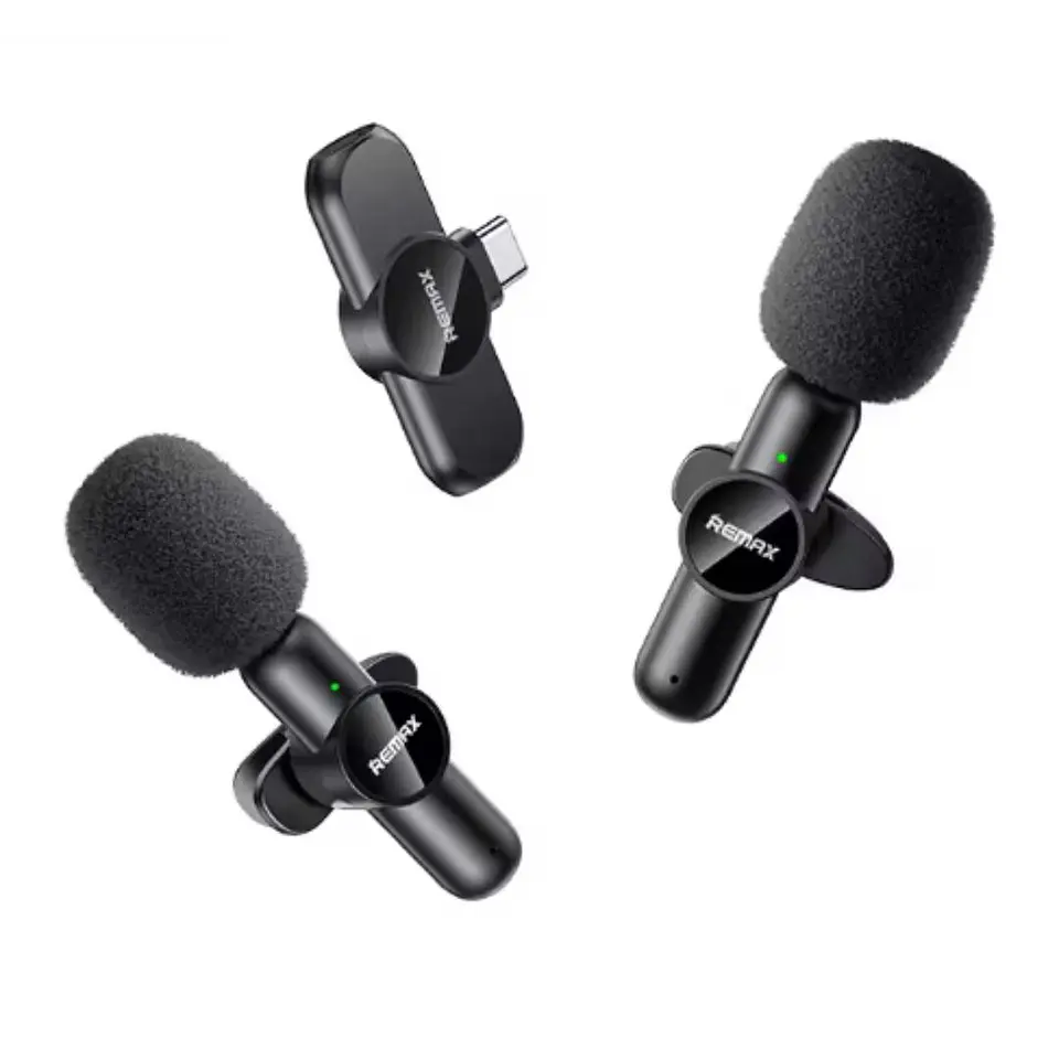 Micrófono Inalámbrico K10, Dispositivo con Clip de 1 a 2 Remax 1