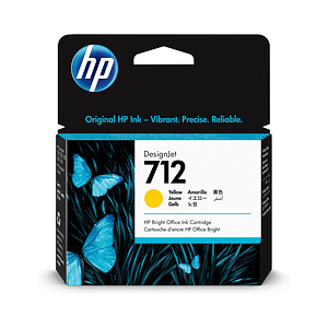 Cartucho Original Hp 712 Yellow (3Ed69A)
