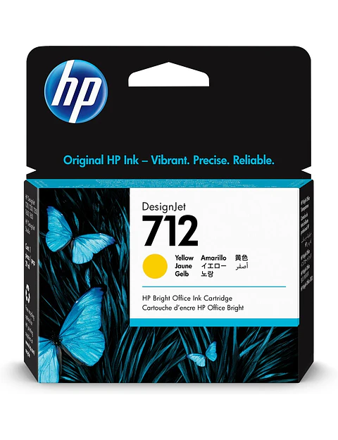 Cartucho Original Hp 712 Y (3Ed69A)